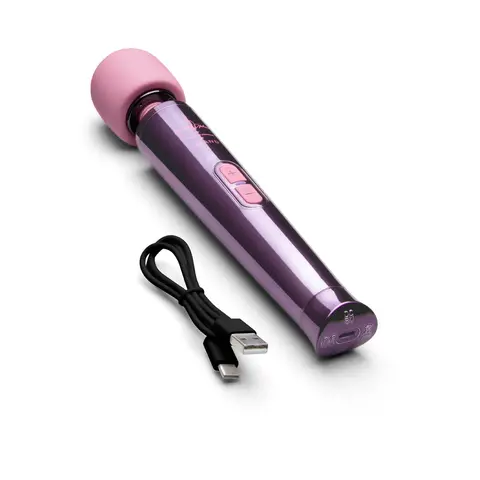 Baby Phat x Le Wand Classique Cordless Petite Rechargeable Vibrating Massager Deep in Purple