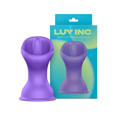 Luv Inc Mv57: Mouth & Tongue Vibrator Purple