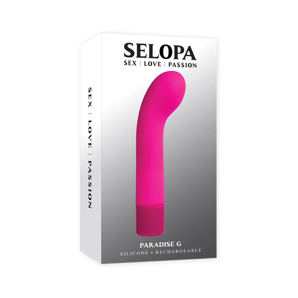 Selopa Paradise G Rechargeable Silicone G-Spot Vibrator Pink