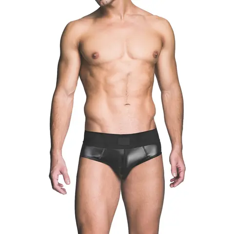 Prowler RED Wetlook Assless Brief Black S