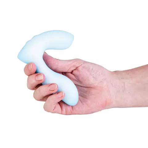 Softies Silicone Vibrator 5 in. in Blue