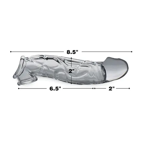 Size Matters 2 in. Clear Extender Sleeve