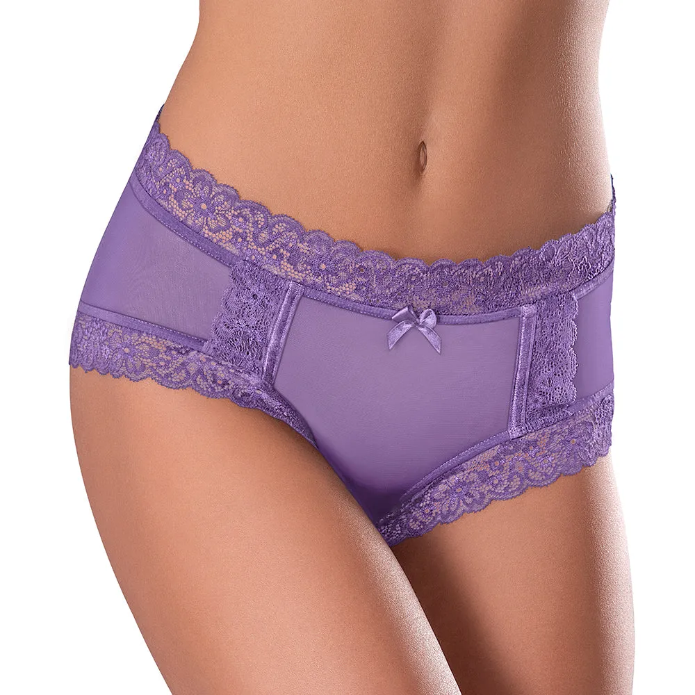 Magic Silk Sweetums Cheeky Hipster Boy Short Grape L/XL