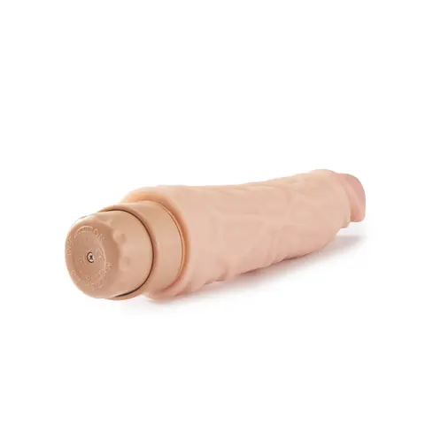 Dr. Skin Cock Vibe 10 Realistic 8.5 in. Vibrating Dildo in Beige