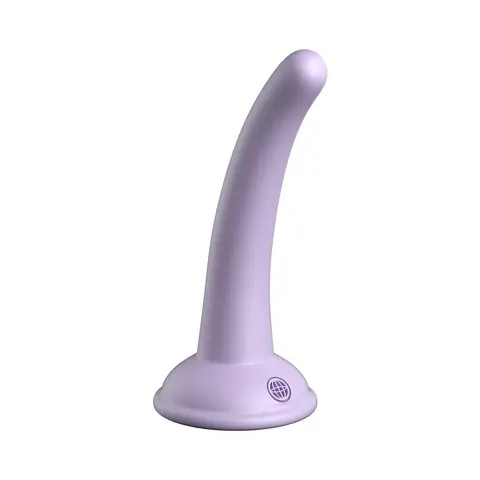 Dillio Platinum Collection Curious Five 5 in. Silicone Dildo in Purple