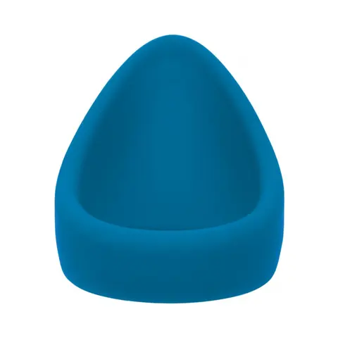 LEVELZ Teardrop Silicone Cock Ring in Teal