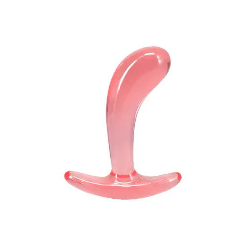 Crystal Jellies Curved Anal Trainer Set in Pink