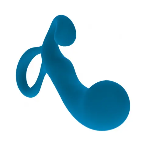 LEVELZ Bulb with Loop Silicone Prostate Massager Small in Teal
