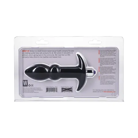 Tantus Perfect Plug Plus Vibrating Anal Plug Onyx