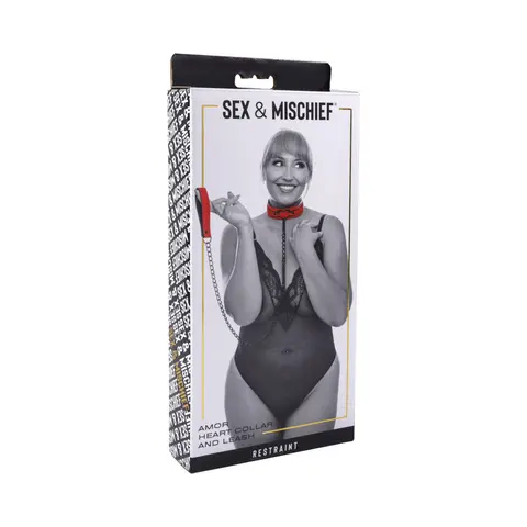 Sportsheets Sex & Mischief Amor Collar and Leash