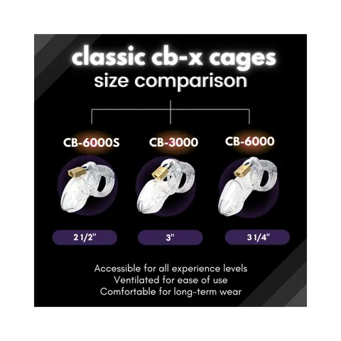 CB-6000 Clear Male Chastity