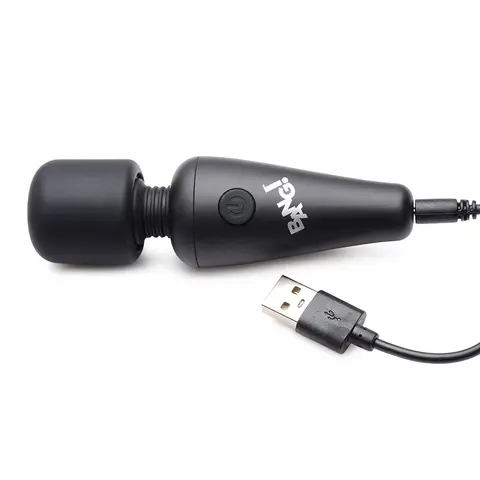 BANG! 10X Vibrating Mini Silicone Wand in Black