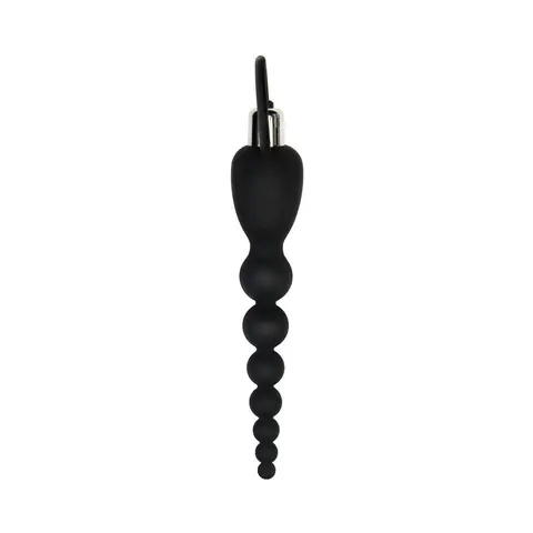 Adam & Eve Vibrating Silicone Anal Beads (Bag Packaging)
