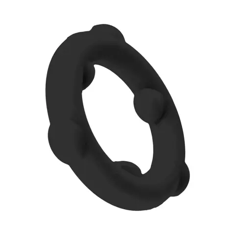 Oxballs Spinner Single Silicone Ring in Black