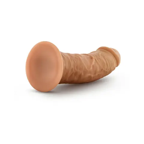 Dr. Skin Glide Realistic 8 in. Self-Lubricating Dildo in Tan