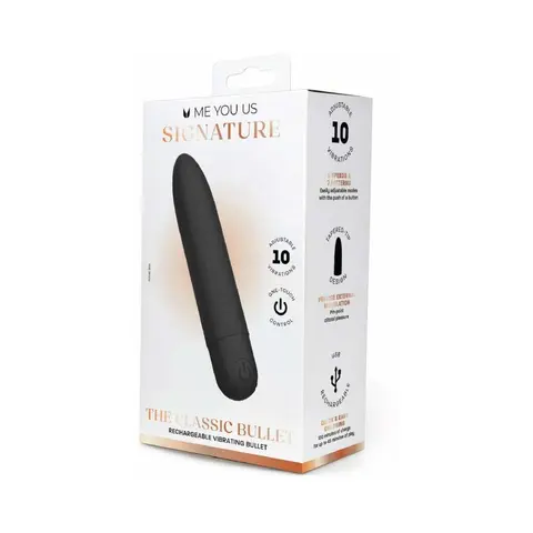 Me You Us Signature The Classic Bullet in Black