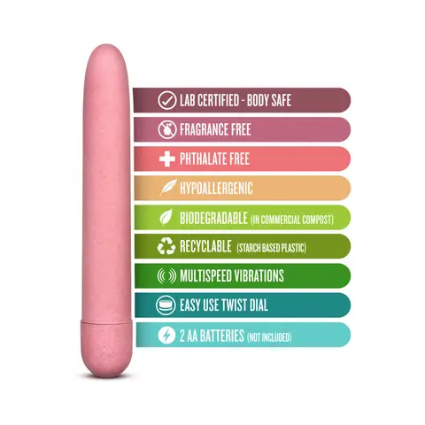 Gaia Eco Slimline Vibrator Coral