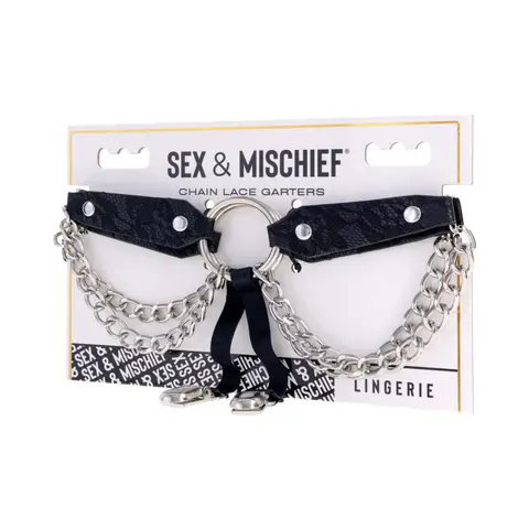 Sportsheets Sex & Mischief Chain Lace Garters