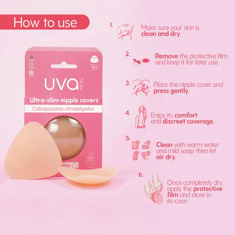 UVA Triangular Nipple Covers Caramel