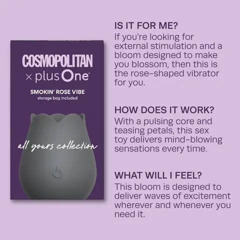 Cosmopolitan X plusOne Smokin' Rose Vibe