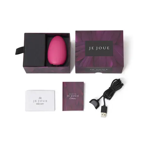 Je Joue Mimi Soft Rechargeable Silicone Clitoral Vibrator in Fuchsia