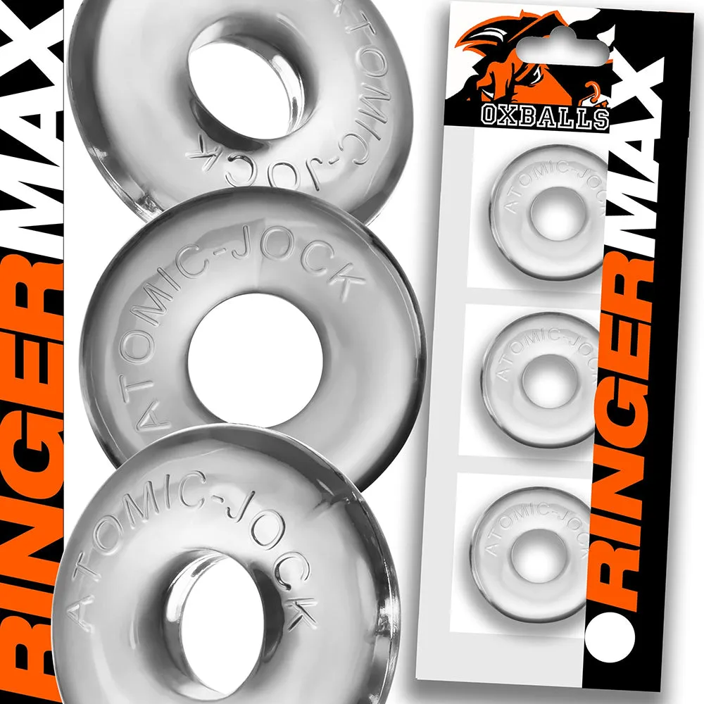 OxBalls Ringer Max 3-Pack in Clear