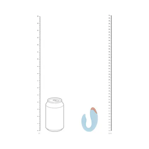 LoveLine Daydream AirTapTech Rechargeable Vibrator in Blue