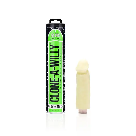 Clone-A-Willy DIY Vibrating Dildo Kit Glow-in-the-Dark in Glow in the Dark