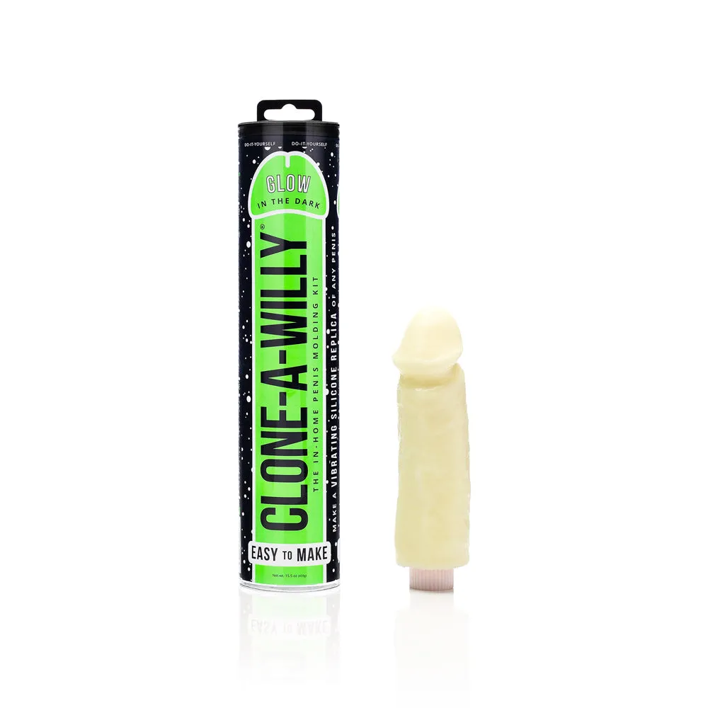 Clone-A-Willy DIY Vibrating Dildo Kit Glow-in-the-Dark in Glow in the Dark