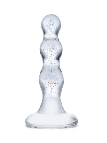 4” triple play beaded butt plug