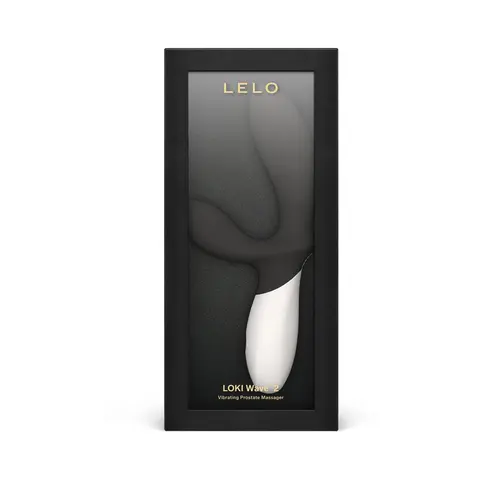 LELO LOKI Wave 2 Rechargeable Silicone Dual Stimulation Prostate Vibrator Black