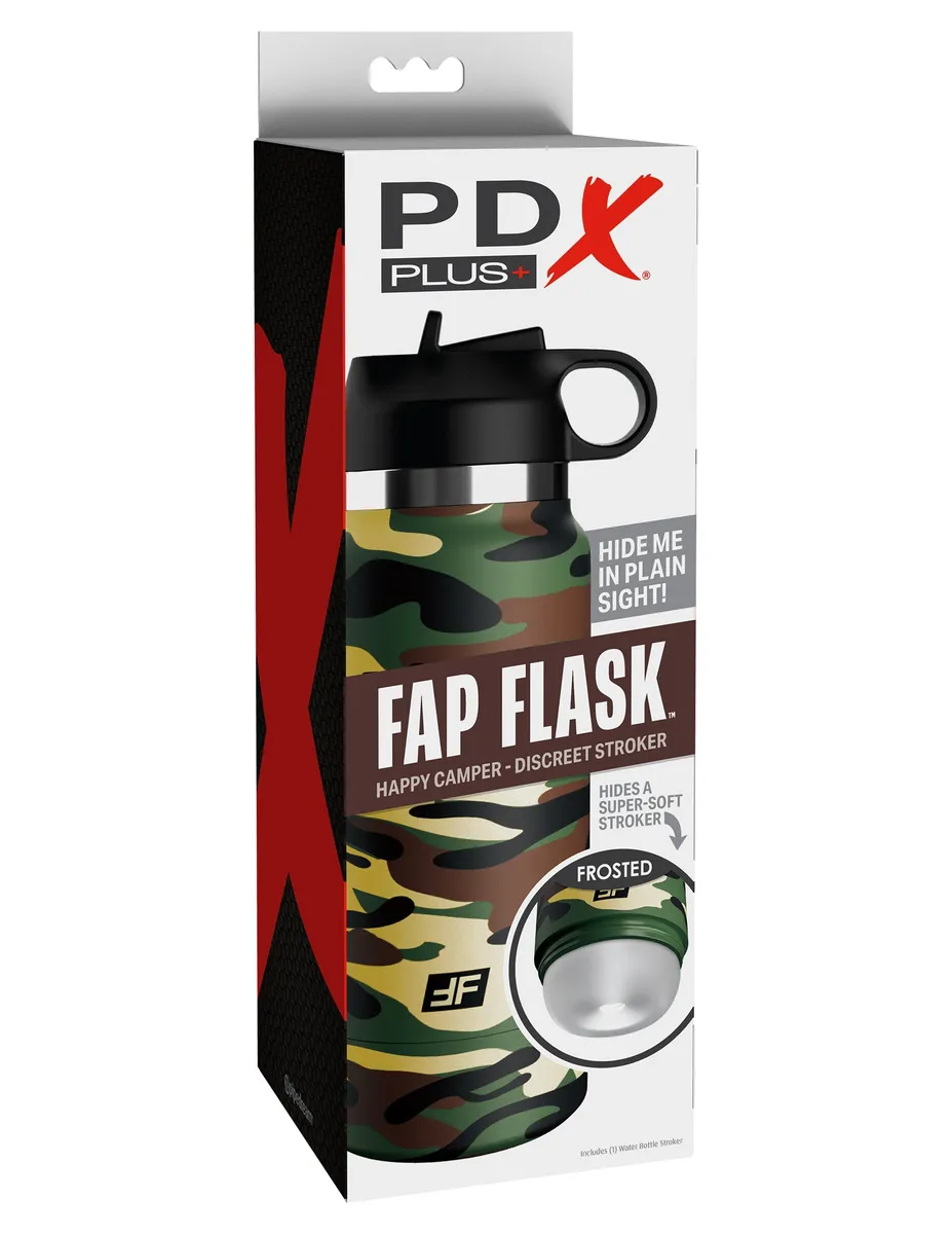 PDX Plus Fap Flask - Happy Camper