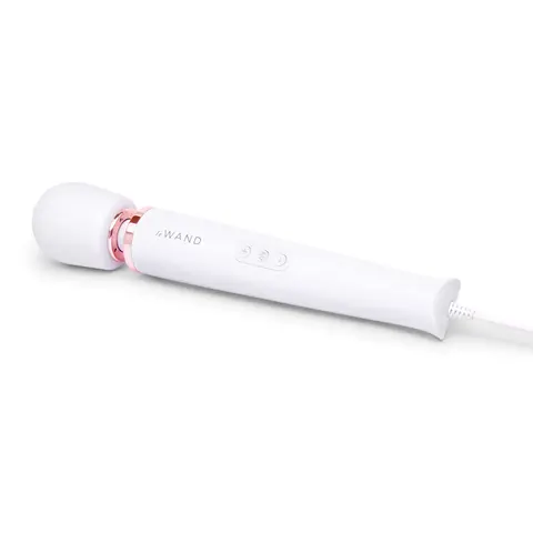 Le Wand Plug-In Vibrating Massager in White