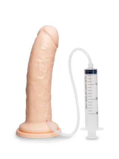 8 inch squirting realistic dildo