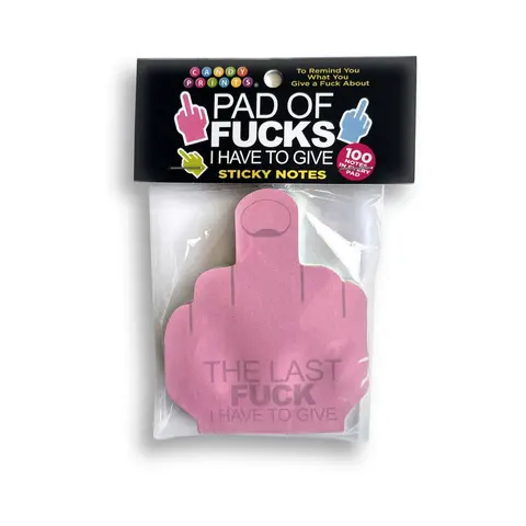 Last Fuck I Have to Give Sticky Notes