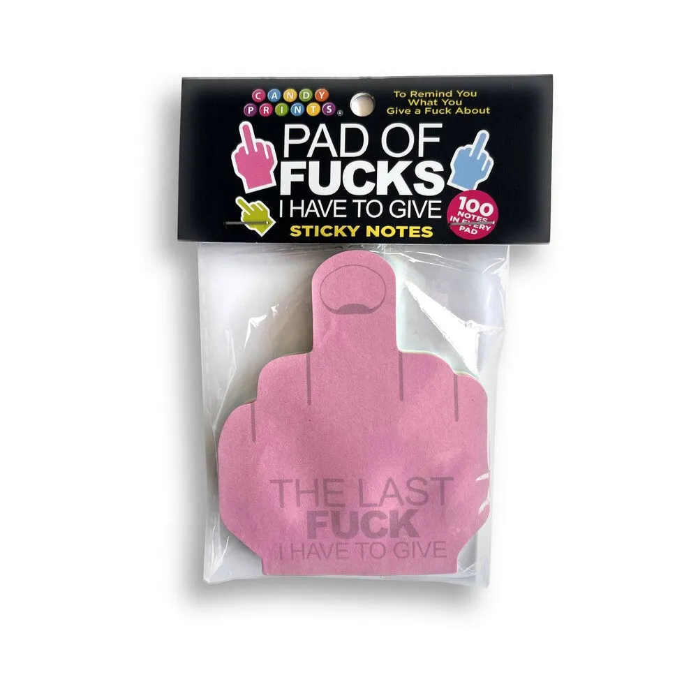Last Fuck I Have to Give Sticky Notes
