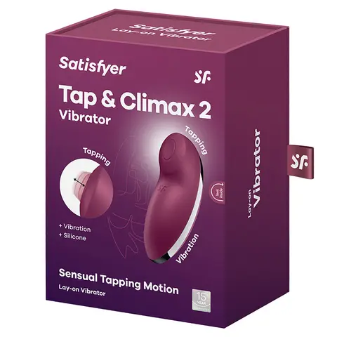 Satisfyer Tap and Climax 2 in Red