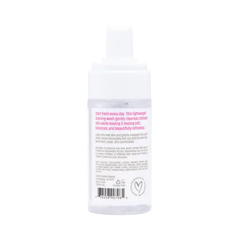Coochy Fab Fresh Intimate Foaming Cleanser Peony 4 oz