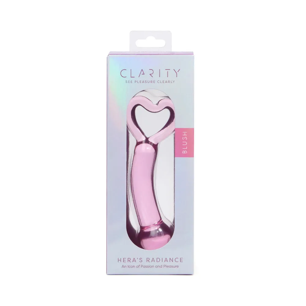 Clarity Hera's Radiance Blush Glass Dildo