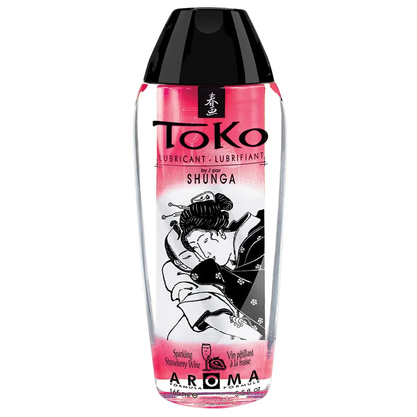 Shunga Toko Aroma Lube Sparkling Strawberry Wine 5.5 oz.