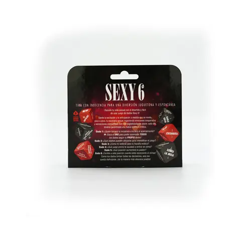 Sexy 6 Dice Game Sex Edition Spanish