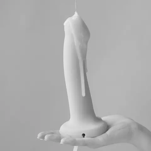 Strap-On-Me Squirting Cum Dildo Vanilla Small (fluid not included)