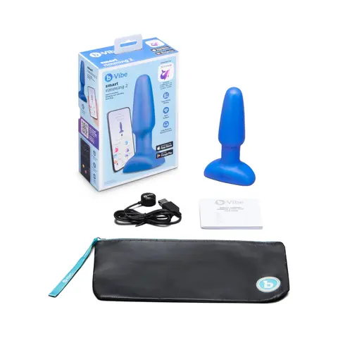 b-Vibe Smart Rimming 2 App-Controlled Rotating and Vibrating Butt Plug
