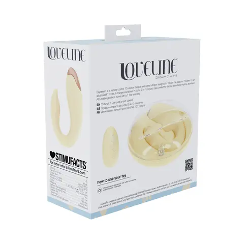 LoveLine Daydream AirTapTech Rechargeable Vibrator in Yellow
