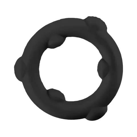 Oxballs Spinner Single Silicone Ring in Black