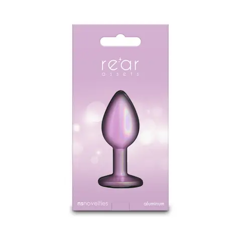 Rear Assets Metal Plug Iridescent Pink Small