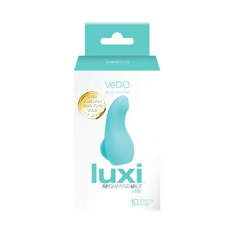 VeDO Luxi Rechargeable Clitoral Finger Vibe Turquoise