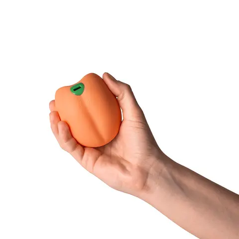 Emojibator Peach Vibrating Stroker
