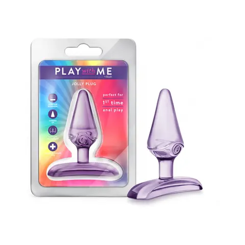 Play With Me Jolly Plug in Purple