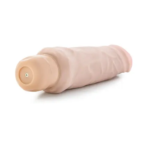 Au Naturel Home Wrecker 9.5 in. Dual Density Vibrating Dildo in Beige